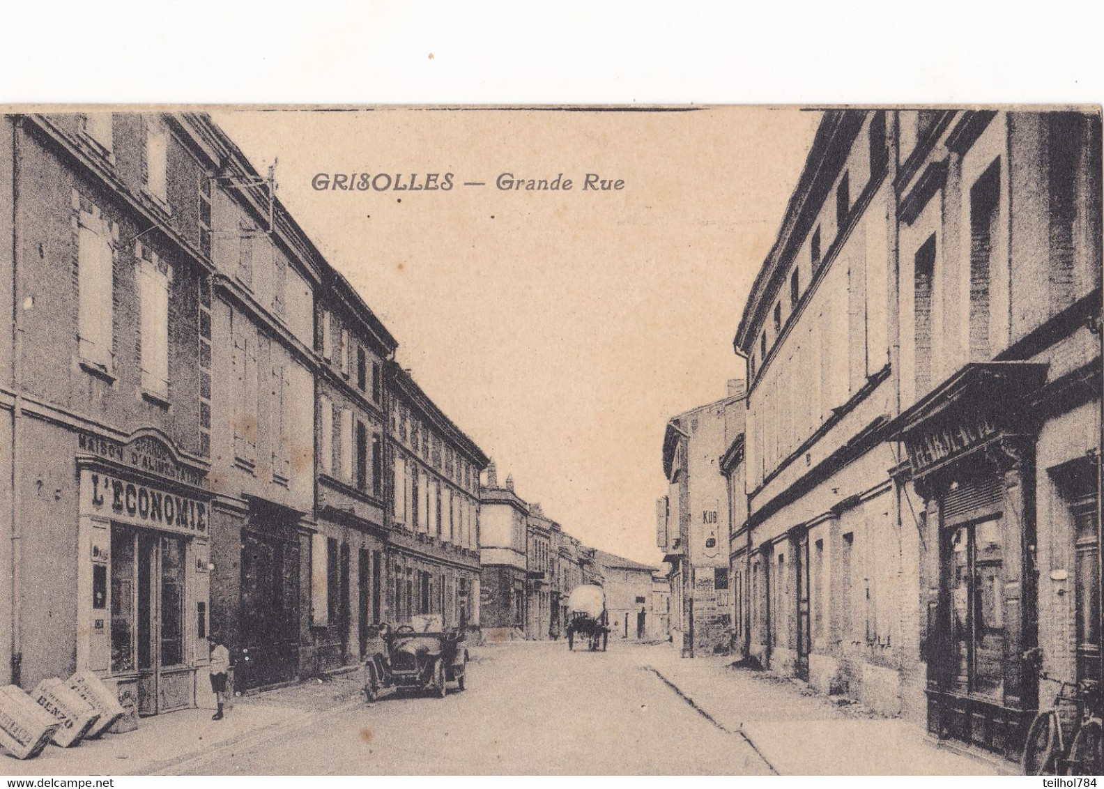 GRISOLLES  -  GRANDE RUE - Grisolles