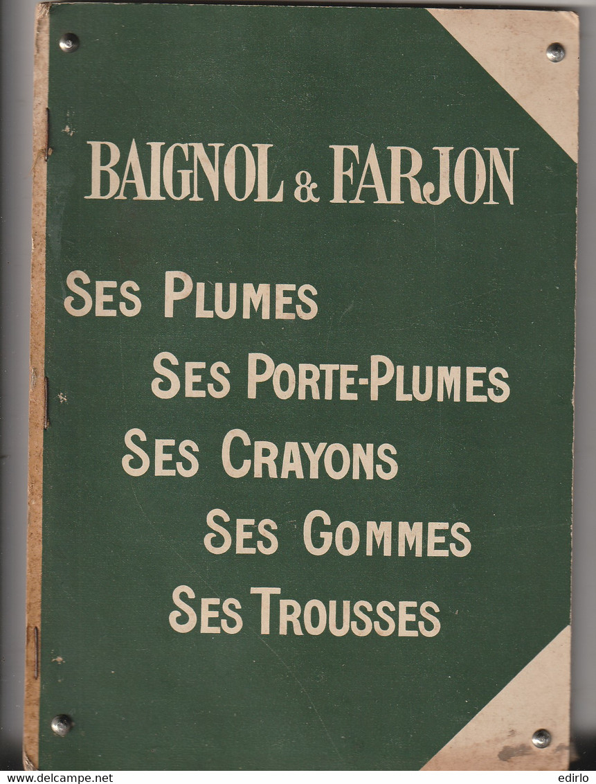 ***  PLUMES  *** UNIQUE - Présentoir Avec 90 Plumes - BAGNOL Et FARJON - Federn