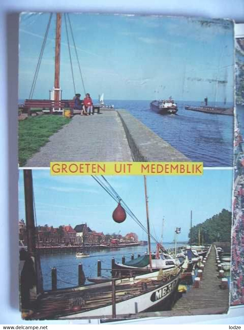 Nederland Holland Pays Bas Medemblik Met Havenbeelden - Medemblik