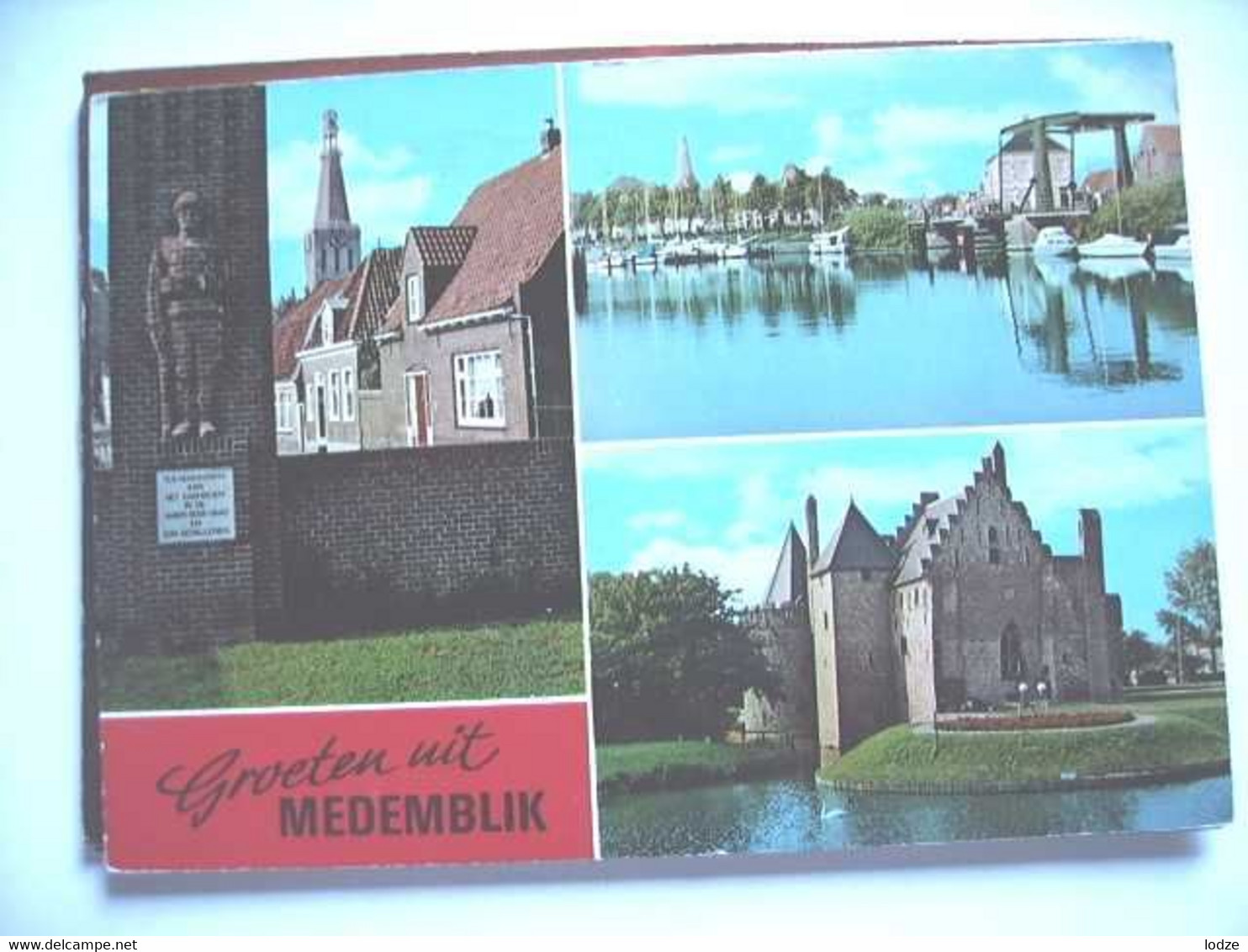 Nederland Holland Pays Bas Medemblik Met Brug En Kasteel - Medemblik