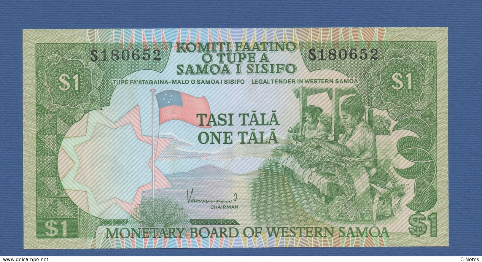 SAMOA - P.19 – 1 TALA ND (1980) UNC Serie S180652 - Samoa