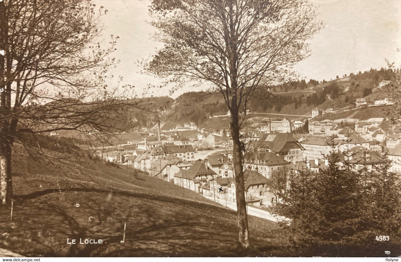 Le Locle - Carte Photo - Vue Générale Panorama Du Village - Suisse Switzerland - Le Locle