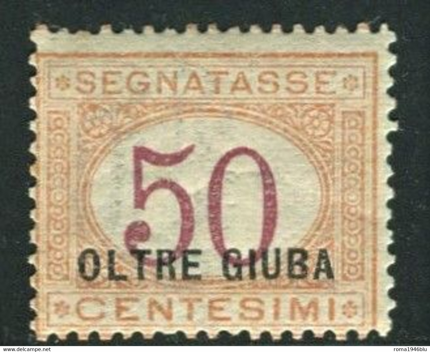 OLTRE GIUBA 1925 SEGNATASSE 50 C. ** MNH - Oltre Giuba