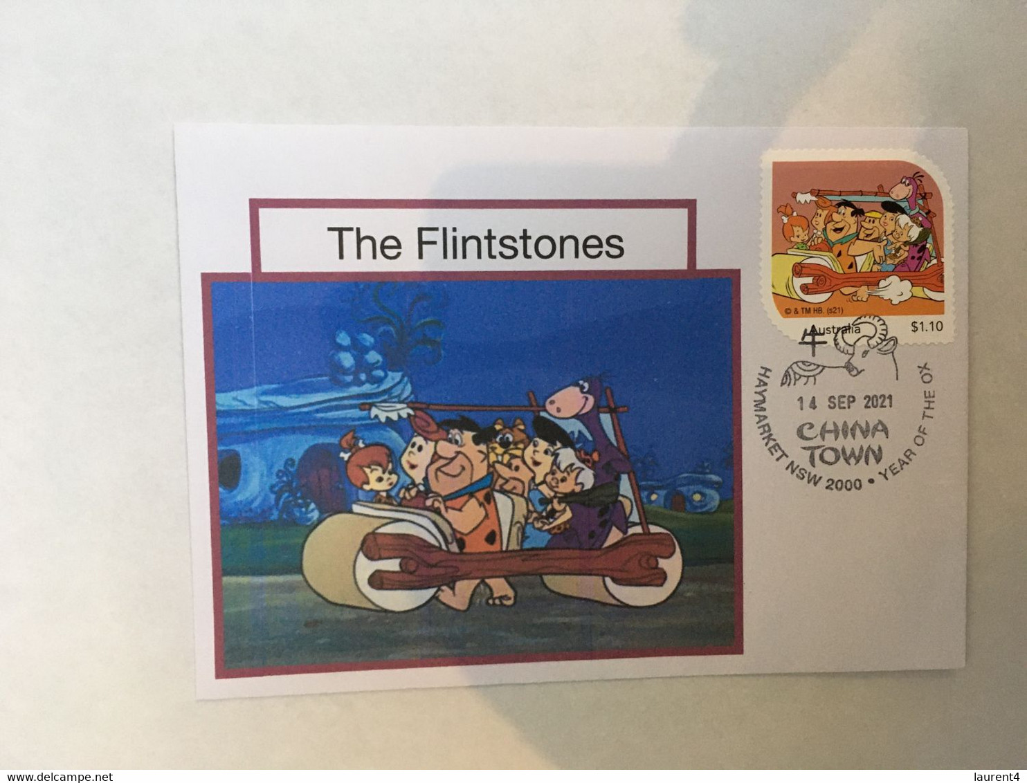 Australia - The Flintstones Stamps - Presentation Folder With Cover - On Sale 14 September 2021 - Presentation Packs