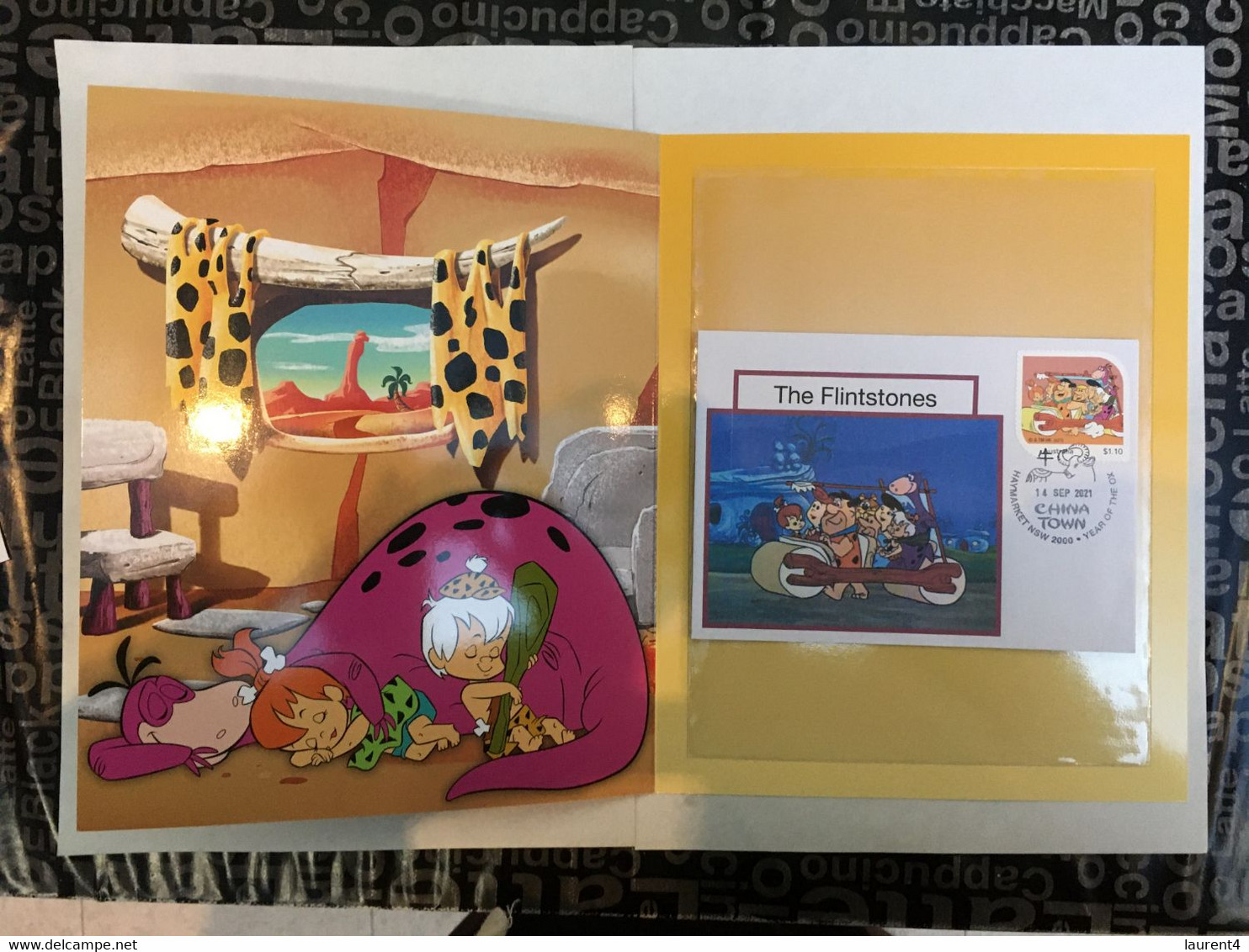 Australia - The Flintstones Stamps - Presentation Folder With Cover - On Sale 14 September 2021 - Presentation Packs