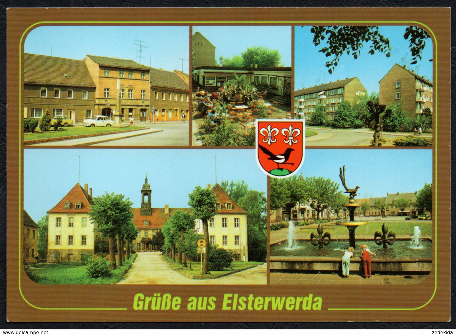 F3846 - TOP Elsterwerda Brunnen - Bild Und Heimat Reichenbach Qualitätskarte - Elsterwerda