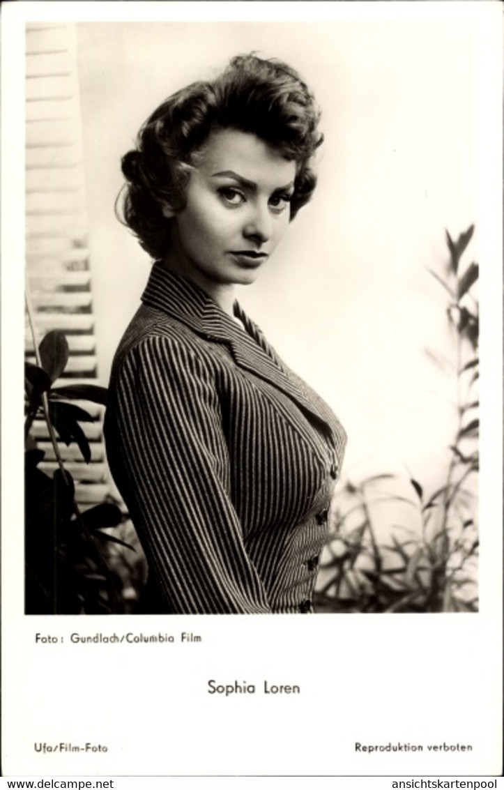 CPA Schauspielerin Sophia Loren, Portrait - Schauspieler