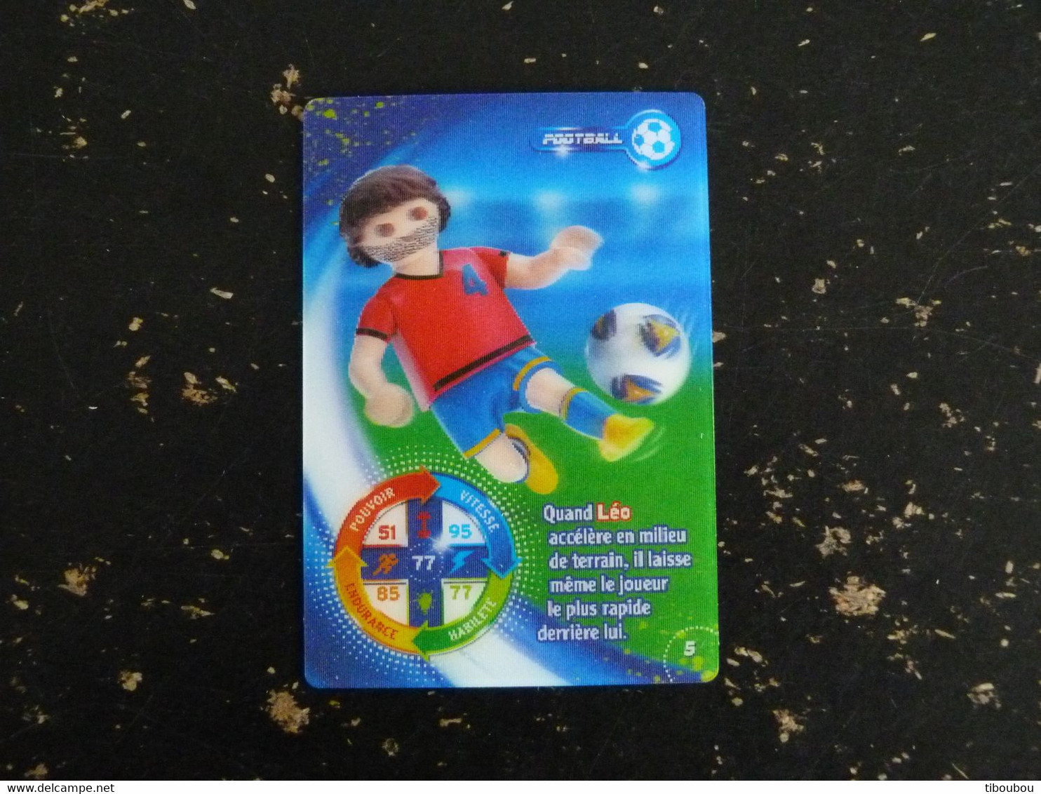 CARTE CARREFOUR PLAYMOBIL N° 5 - FOOTBALL - Andere & Zonder Classificatie