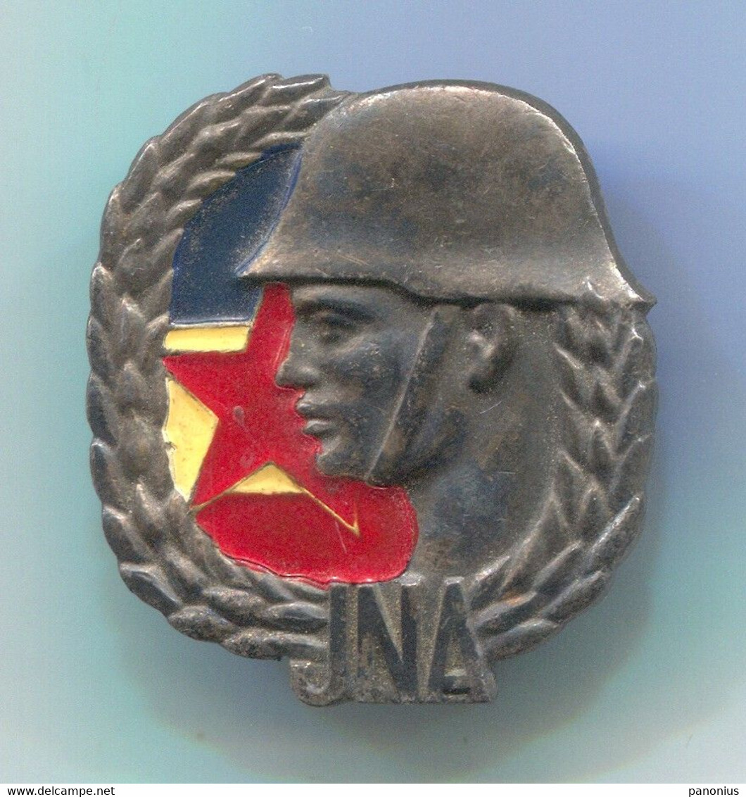 YUGOSLAVIA JNA Army Military - Exemplary Soldier / Primjeran Vojnik, Insignia Pin Badge - Militaria