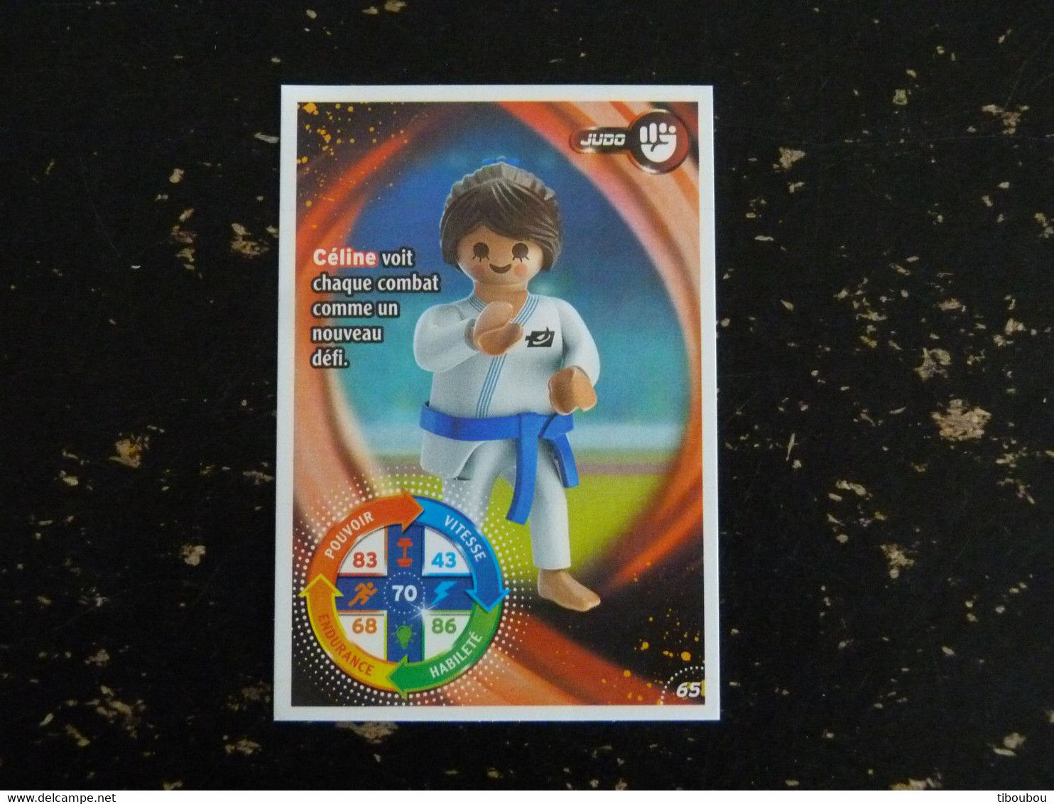 CARTE CARREFOUR PLAYMOBIL N° 65 - JUDO - Other & Unclassified