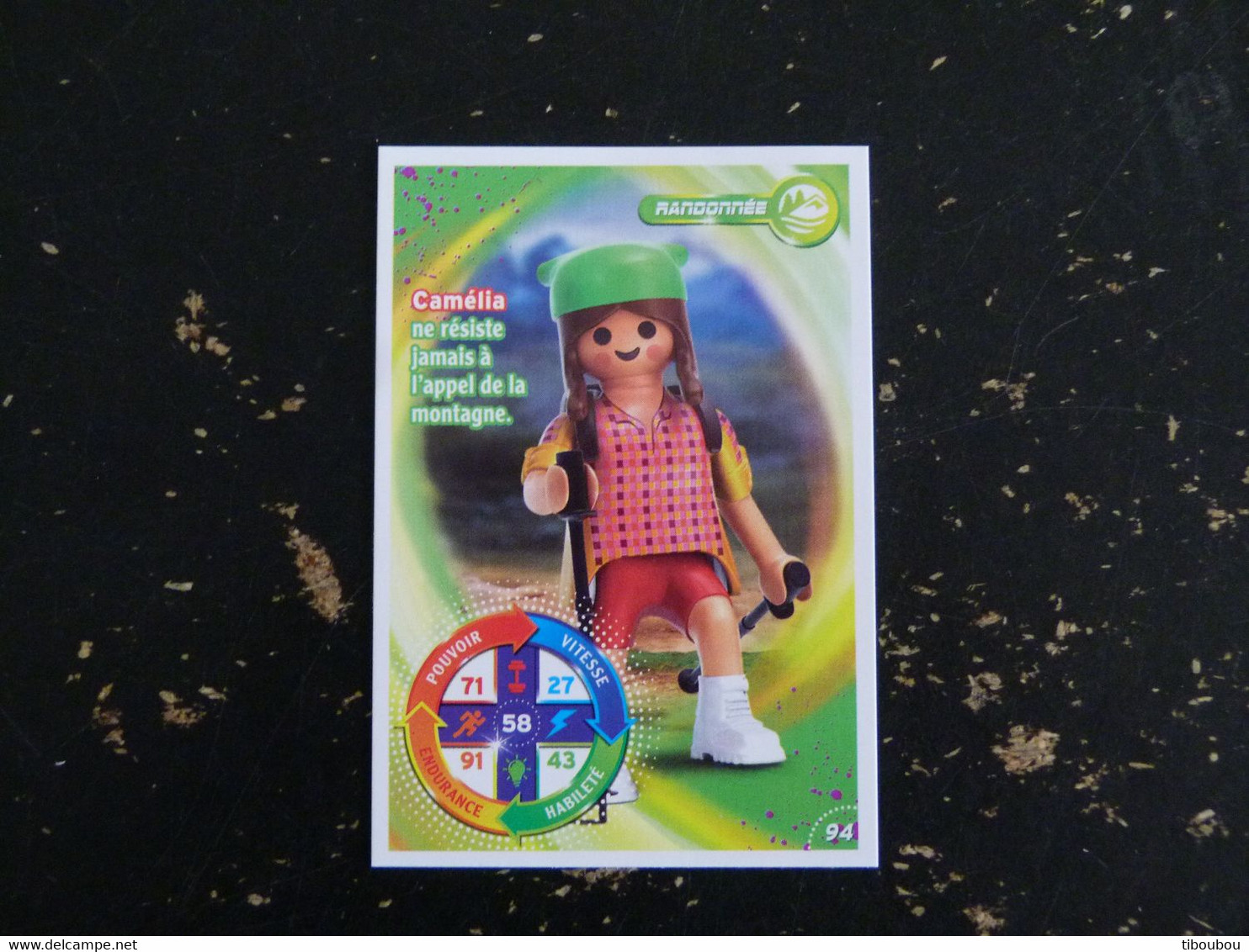 CARTE CARREFOUR PLAYMOBIL N° 94 - RANDONNEE - Altri & Non Classificati