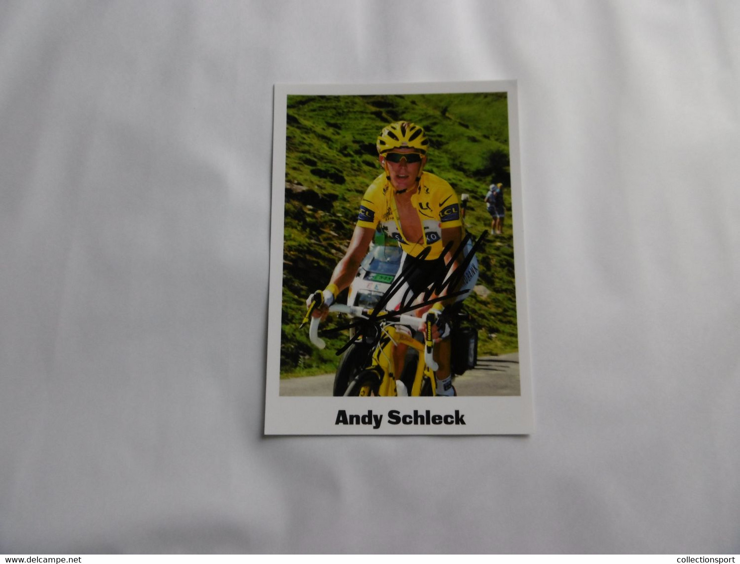 Cyclisme -  Autographe - Carte Signée Andy Schleck - Cycling