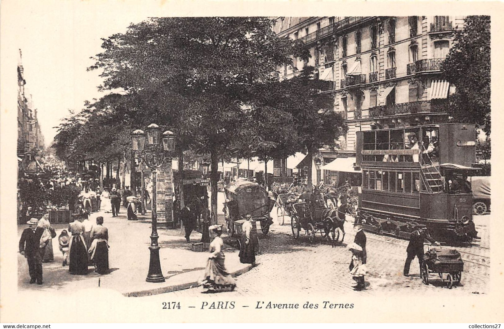 PARIS-L'AVENUE DES TERNES - Autres & Non Classés