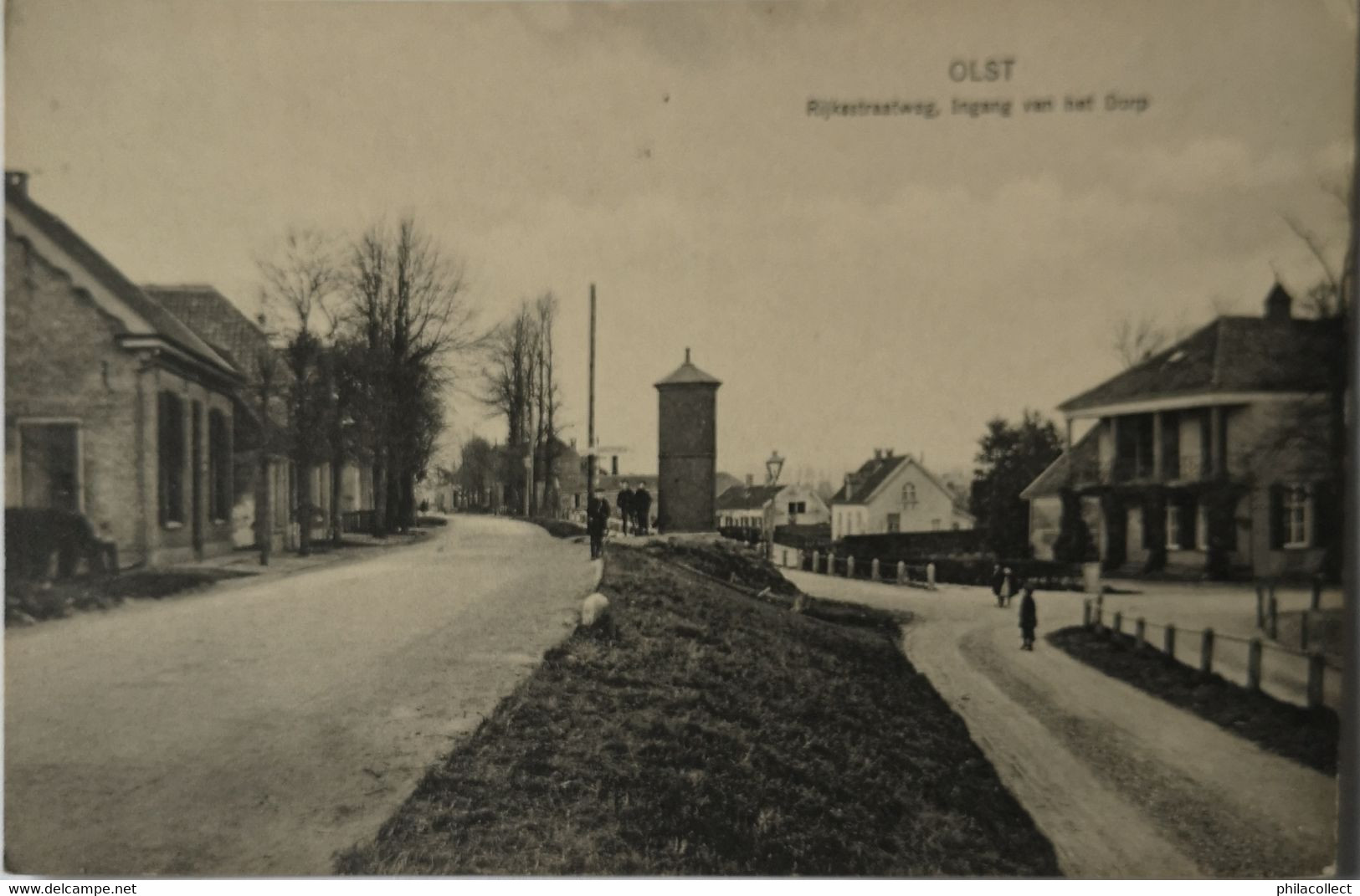 Olst (Ov.) Rijksstraatweg - Ingang Van Het  Dorp 19?? - Andere & Zonder Classificatie