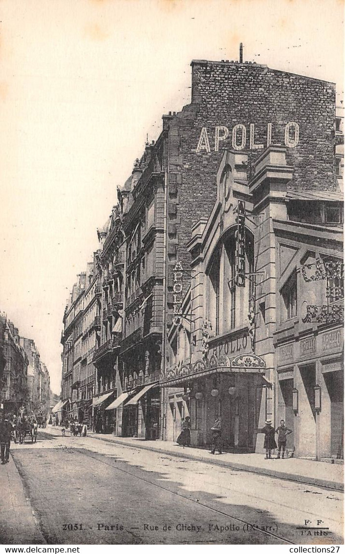 PARIS-RUE DE CLICHY- L'APOLLO - Arrondissement: 09