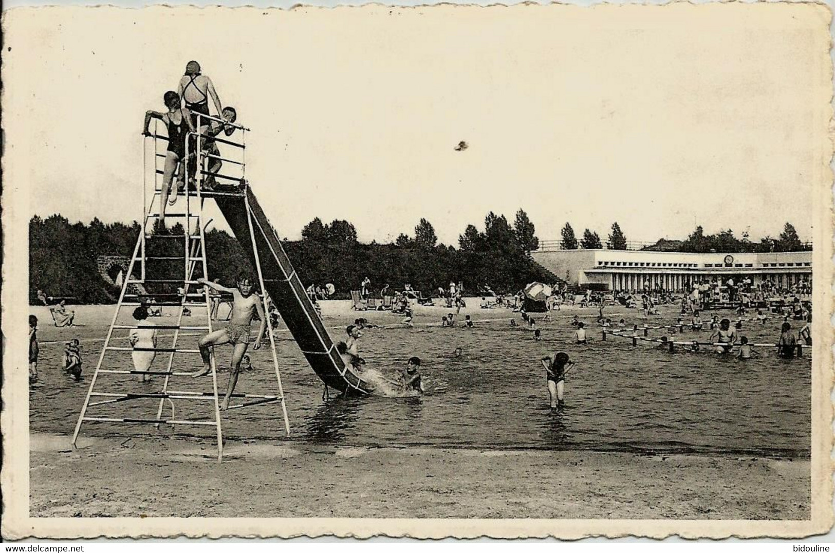 CPA-DIEST " De Halve Maan - Het Strand Tobogan " - Diest