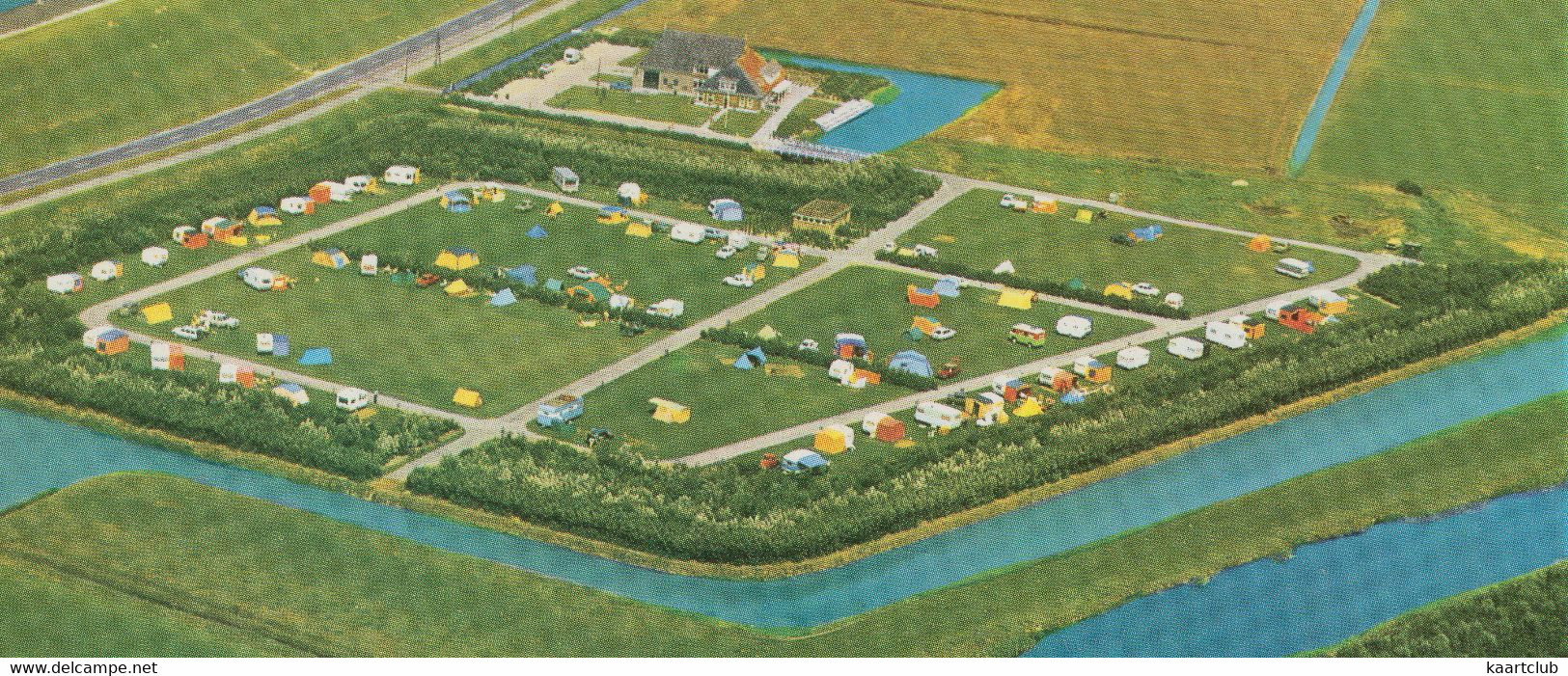 Harlingen - Camping Kampeerboerderij 'Zeehoeve', Westerzeedijk 45 - (Nederland) - Aerophoto-Schiphol  No 31069 - Harlingen