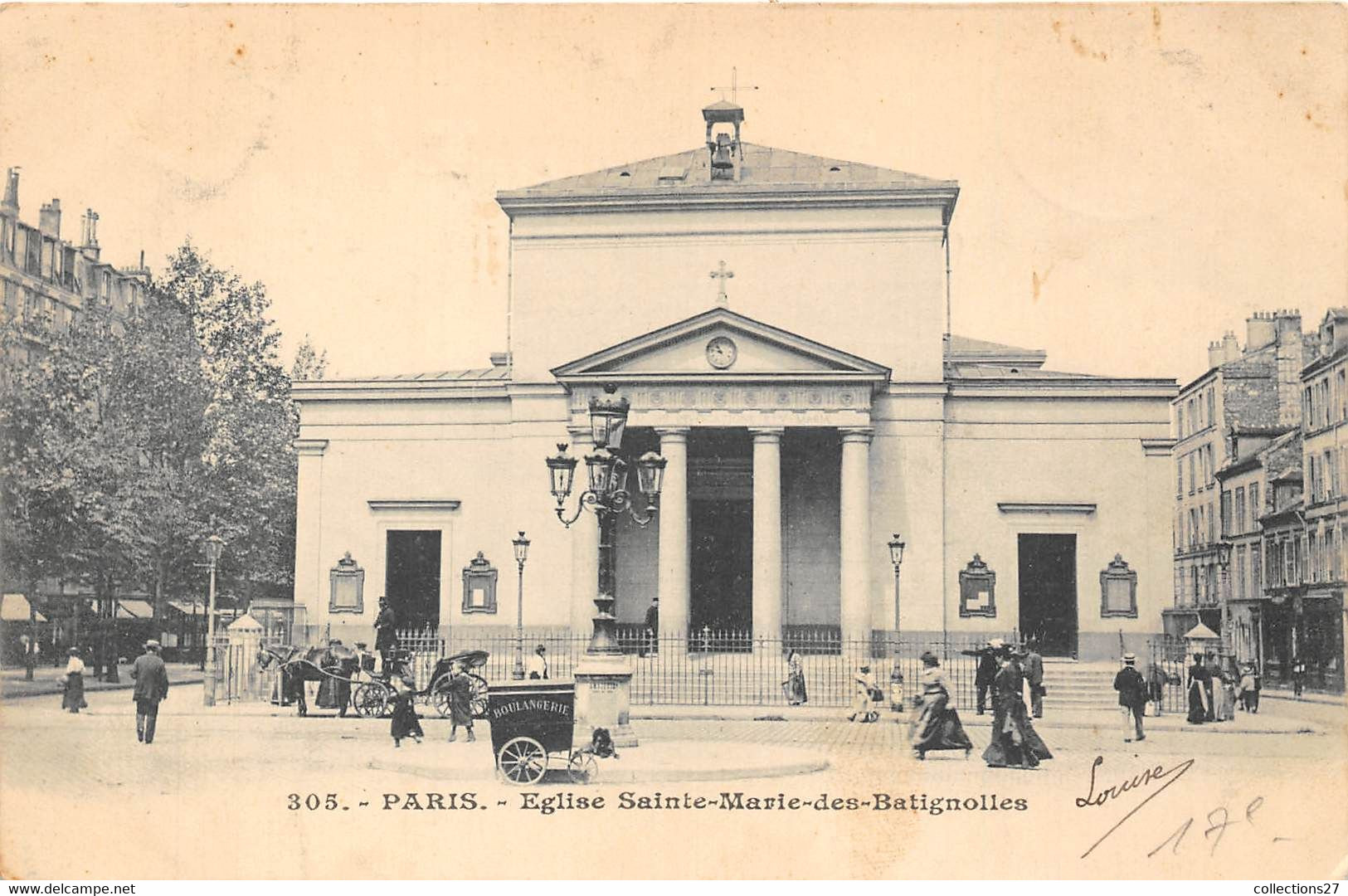 PARIS-EGLISE SAINTE-MARIE-DES-BATIGNOLLES - Arrondissement: 17