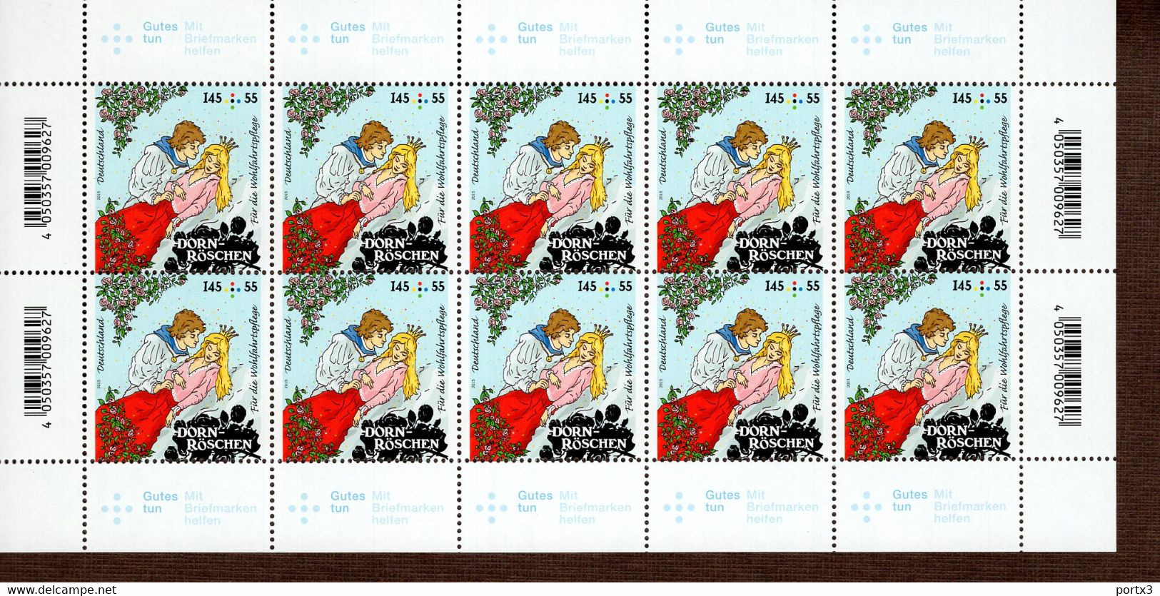 Bund Kleinbogen 3132 - 3134 Grimms Märchen Dornröschen MNH  Postfrisch ** Neuf - 2011-2020