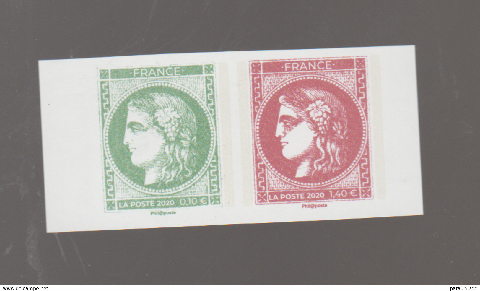 FRANCE / 2020 / Y&T N° 5450/5451 ** : 2 Des 4 Valeurs Du Carnet "150 Ans De La Cérès De Bordeaux 1870" X 1 (en Paire) - Nuovi