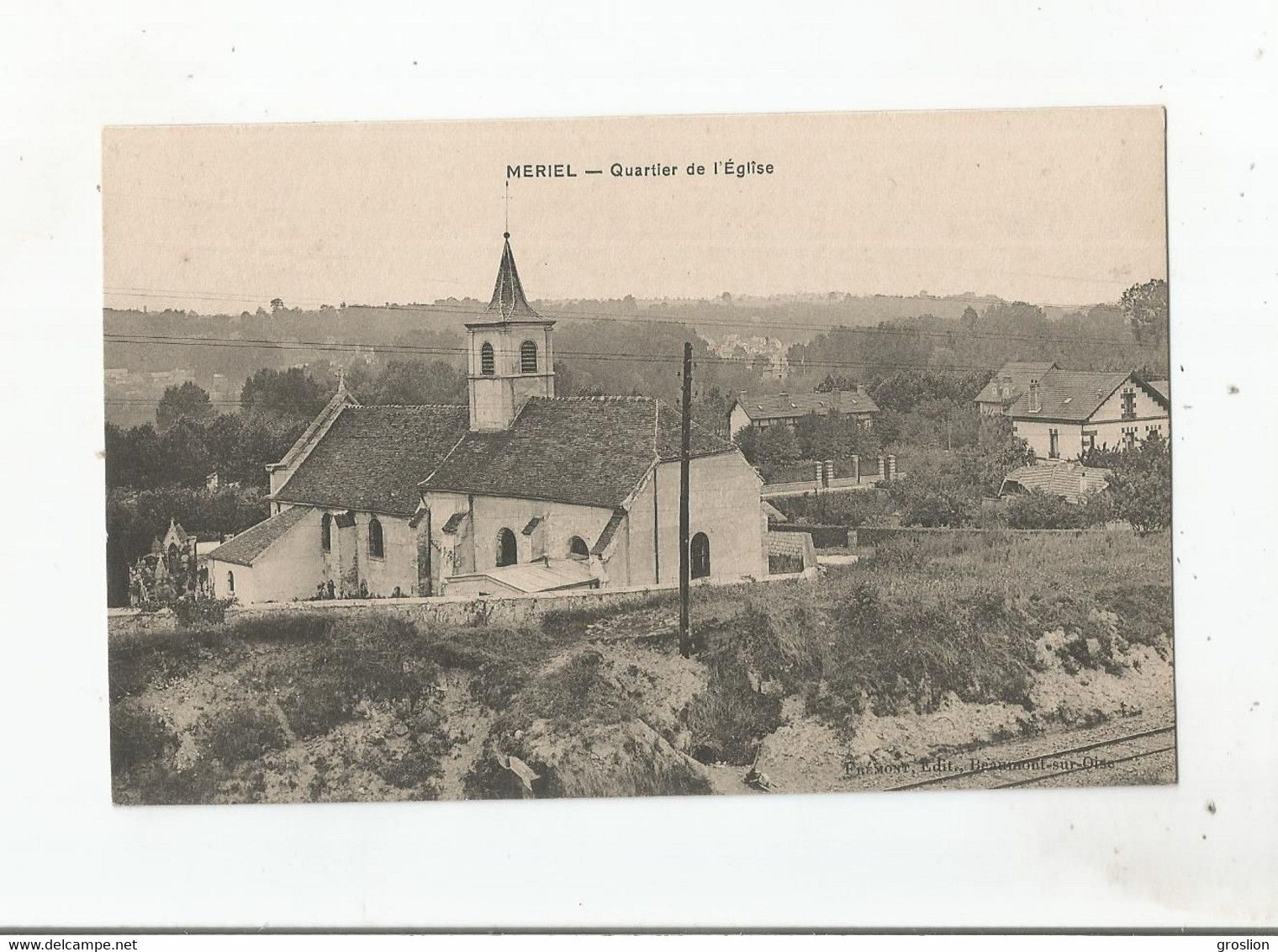 MERIEL (VAL D'OISE) QUARTIER DE L'EGLISE - Meriel