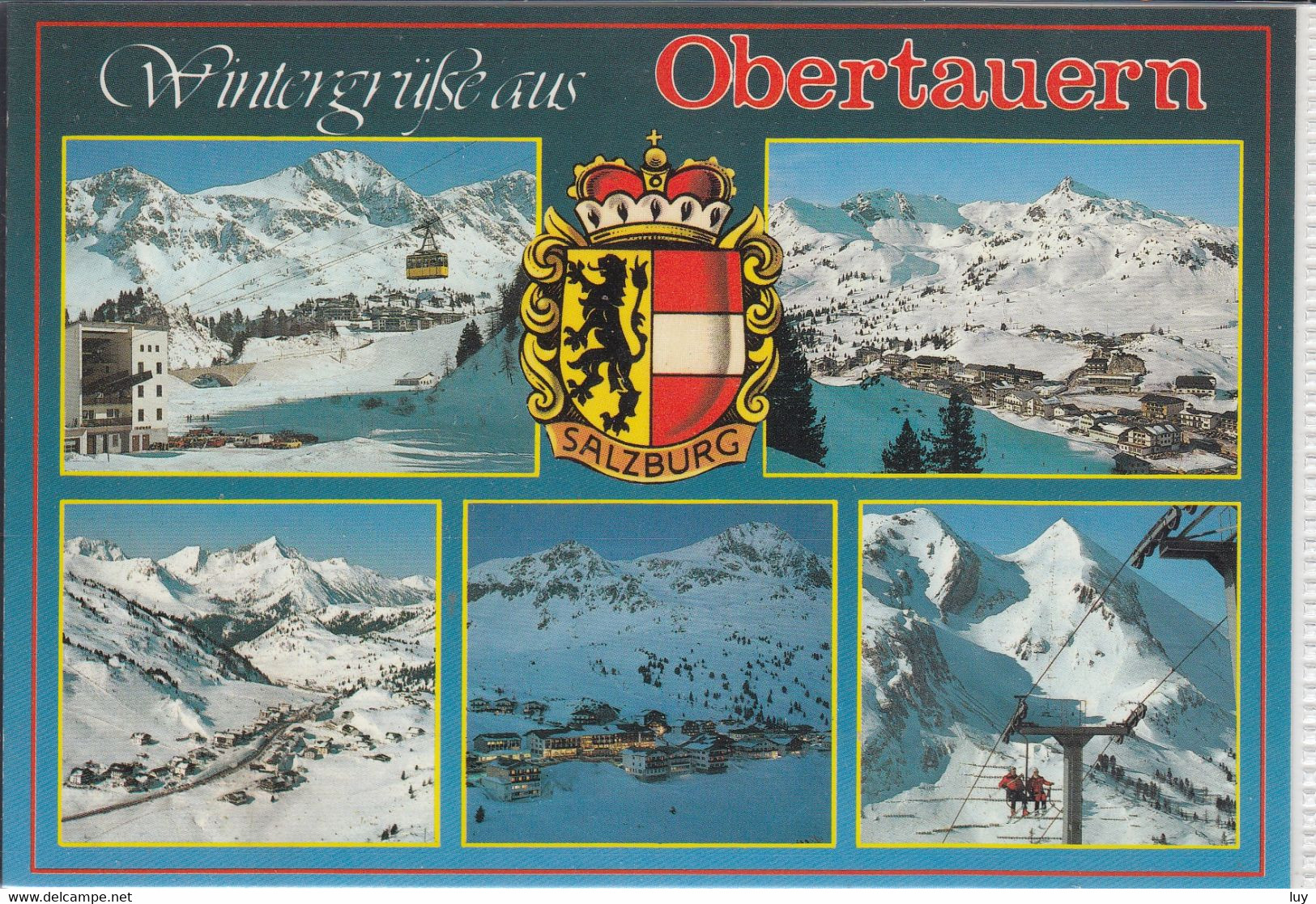 OBERTAUERN, Mehrfachansicht M. Seilbahn Zum Zehnerkar, Schaidberglift .... - Obertauern