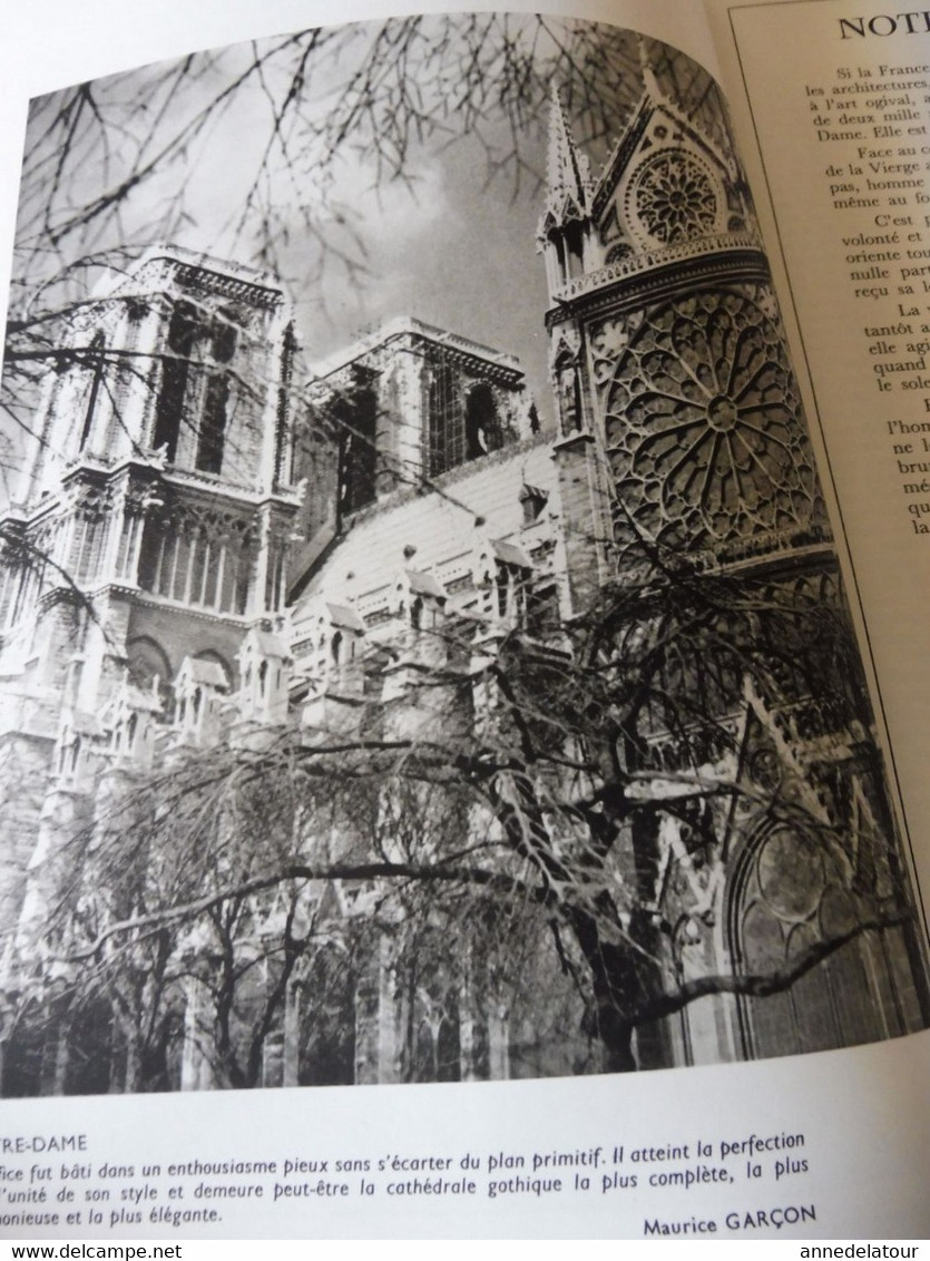 PARIS 1975 LA FRANCE À TABLE:Notre-Dame-de-Paris ;Le Berceau De Paris; Le Cœur Du Paris De Jadis; Gourmandises De Lutèce - Tourism & Regions