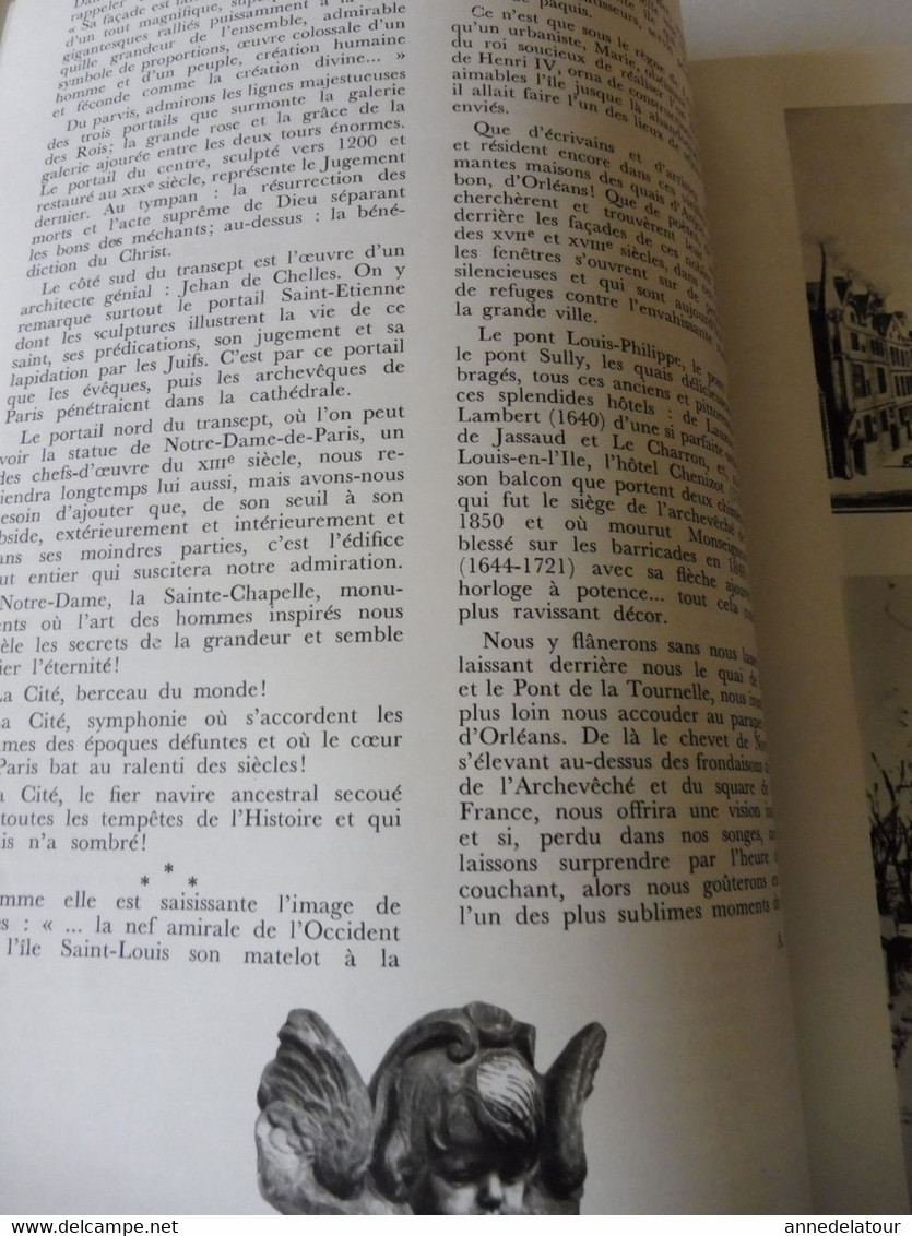 PARIS 1975 LA FRANCE À TABLE:Notre-Dame-de-Paris ;Le berceau de Paris; Le cœur du Paris de jadis; Gourmandises de Lutèce