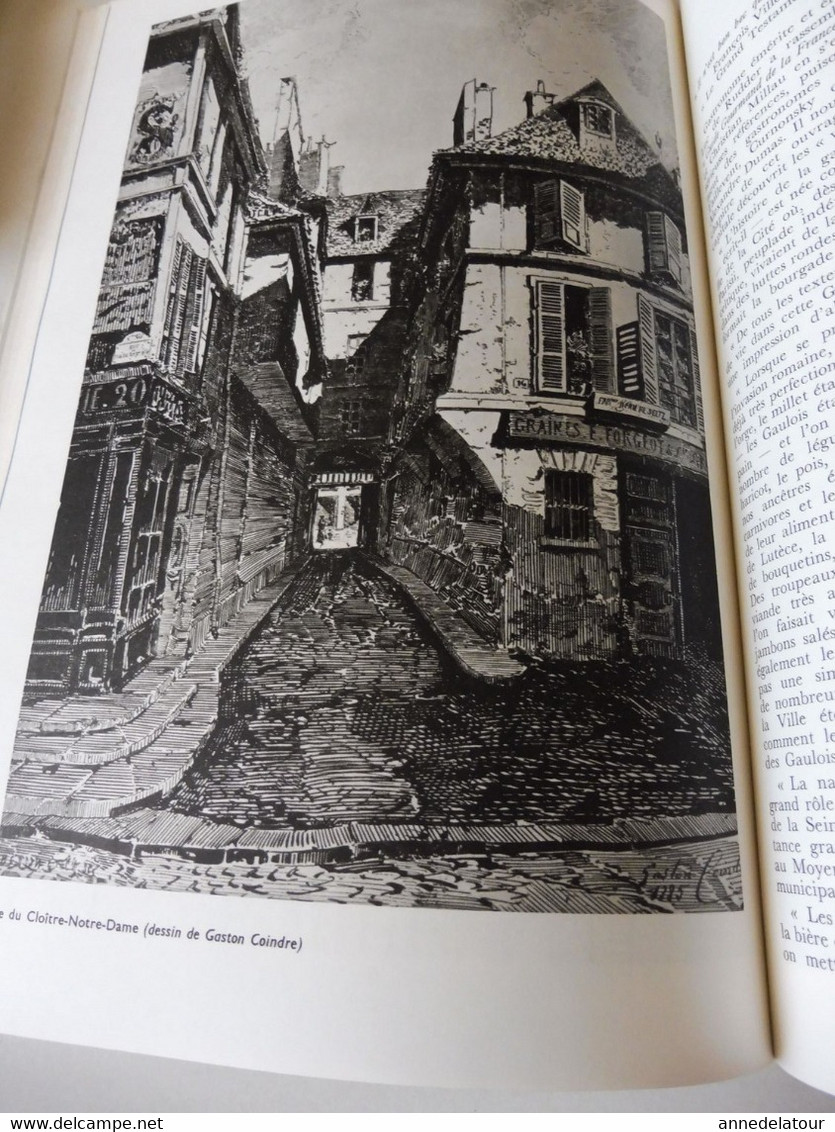 PARIS 1975 LA FRANCE À TABLE:Notre-Dame-de-Paris ;Le berceau de Paris; Le cœur du Paris de jadis; Gourmandises de Lutèce