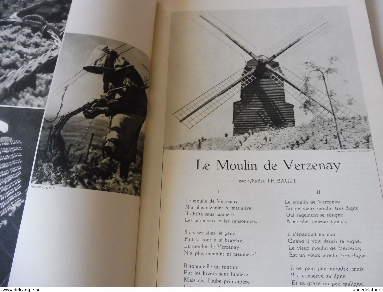 CHAMPAGNE 1951 LA FRANCE À TABLE:Fêtes de la vigne et du vin;Gastronomie; Reims, Les Riceys, Troyes, Provins, Etuf, Etc