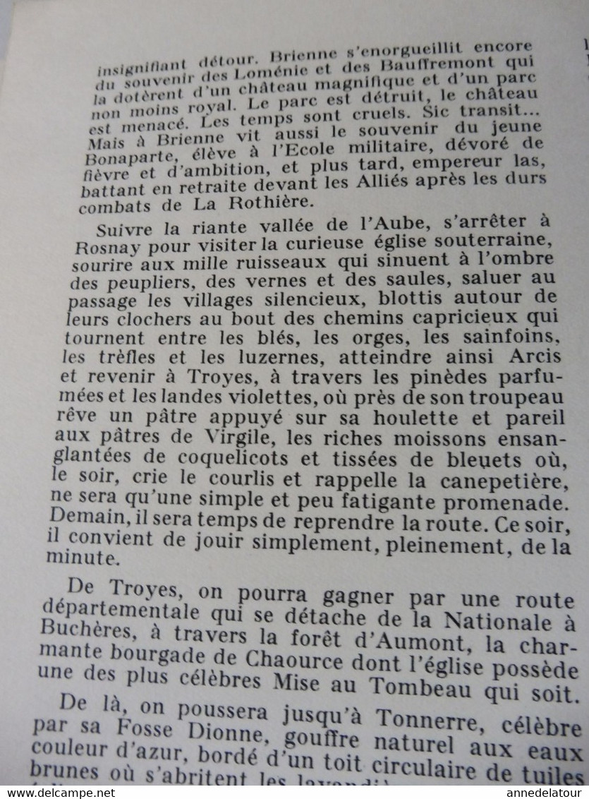 CHAMPAGNE 1951 LA FRANCE À TABLE:Fêtes de la vigne et du vin;Gastronomie; Reims, Les Riceys, Troyes, Provins, Etuf, Etc