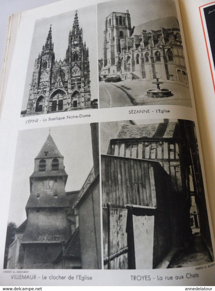 CHAMPAGNE 1951 LA FRANCE À TABLE:Fêtes de la vigne et du vin;Gastronomie; Reims, Les Riceys, Troyes, Provins, Etuf, Etc