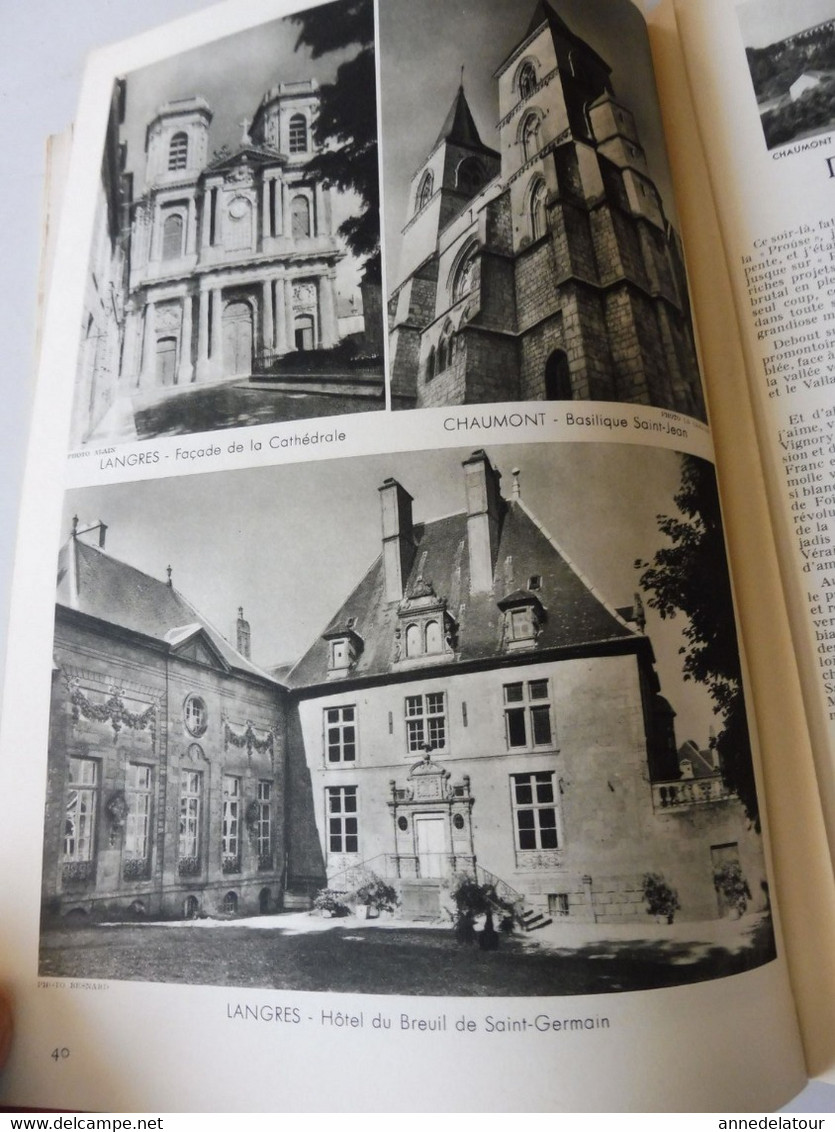 CHAMPAGNE 1951 LA FRANCE À TABLE:Fêtes de la vigne et du vin;Gastronomie; Reims, Les Riceys, Troyes, Provins, Etuf, Etc