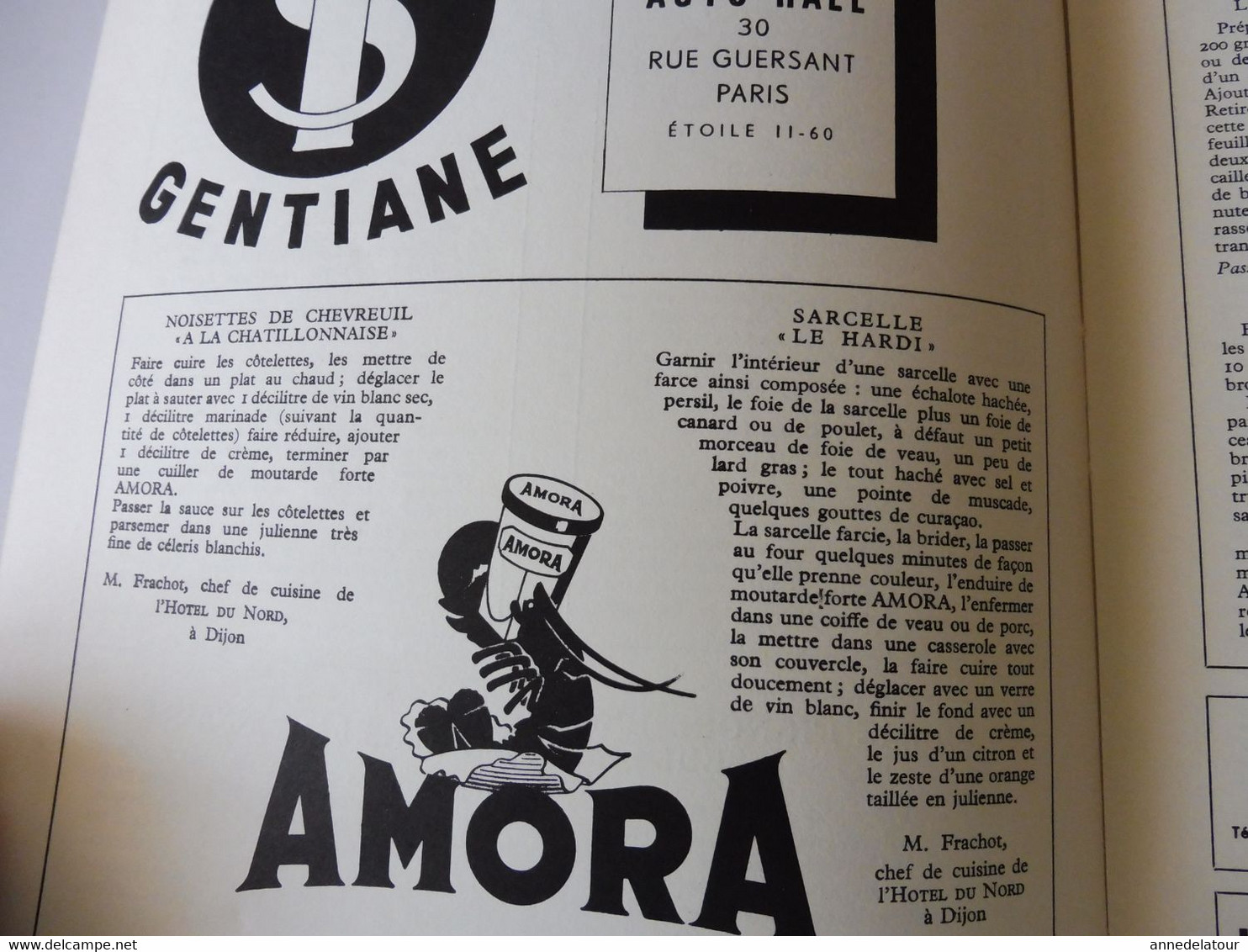 CHAMPAGNE 1951 LA FRANCE À TABLE:Fêtes de la vigne et du vin;Gastronomie; Reims, Les Riceys, Troyes, Provins, Etuf, Etc