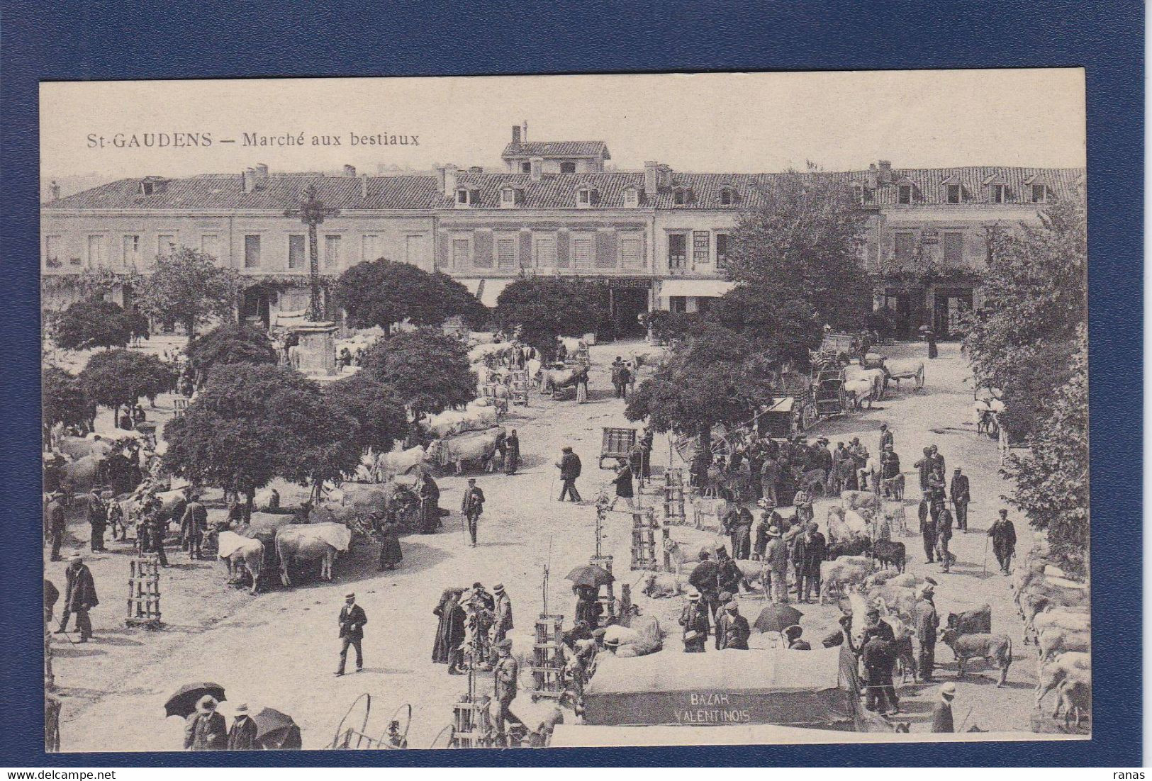 CPA [31] Haute Garonne > Saint Gaudens Marché écrite - Saint Gaudens