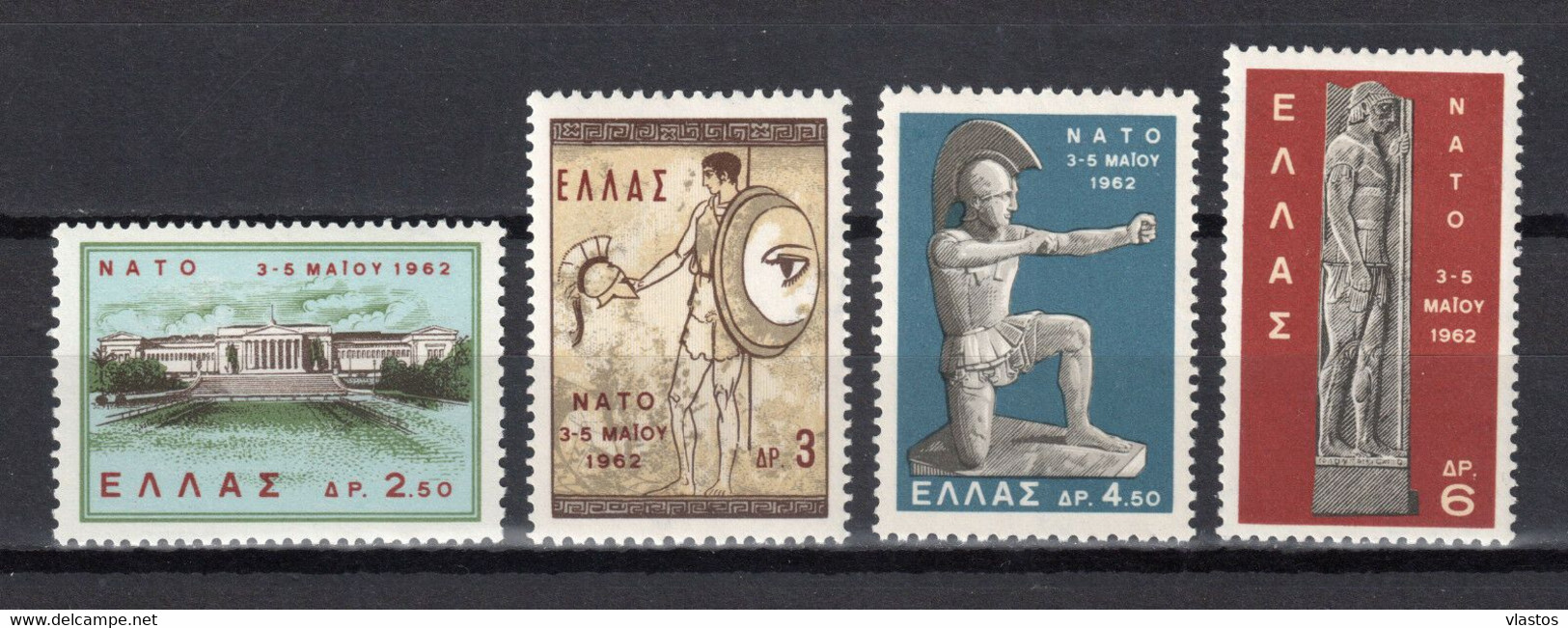 GREECE 1962 COMPLETE YEAR MNH - Années Complètes