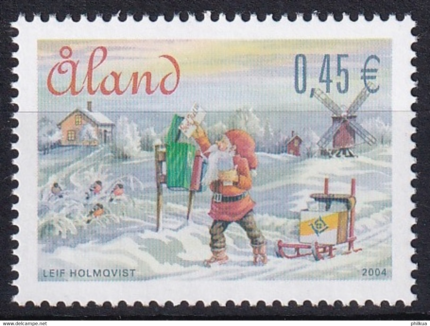 MiNr. 243 Finnland Alandinseln2004, 8. Okt. Weihnachten Postfrisch/**/MNH - Aland