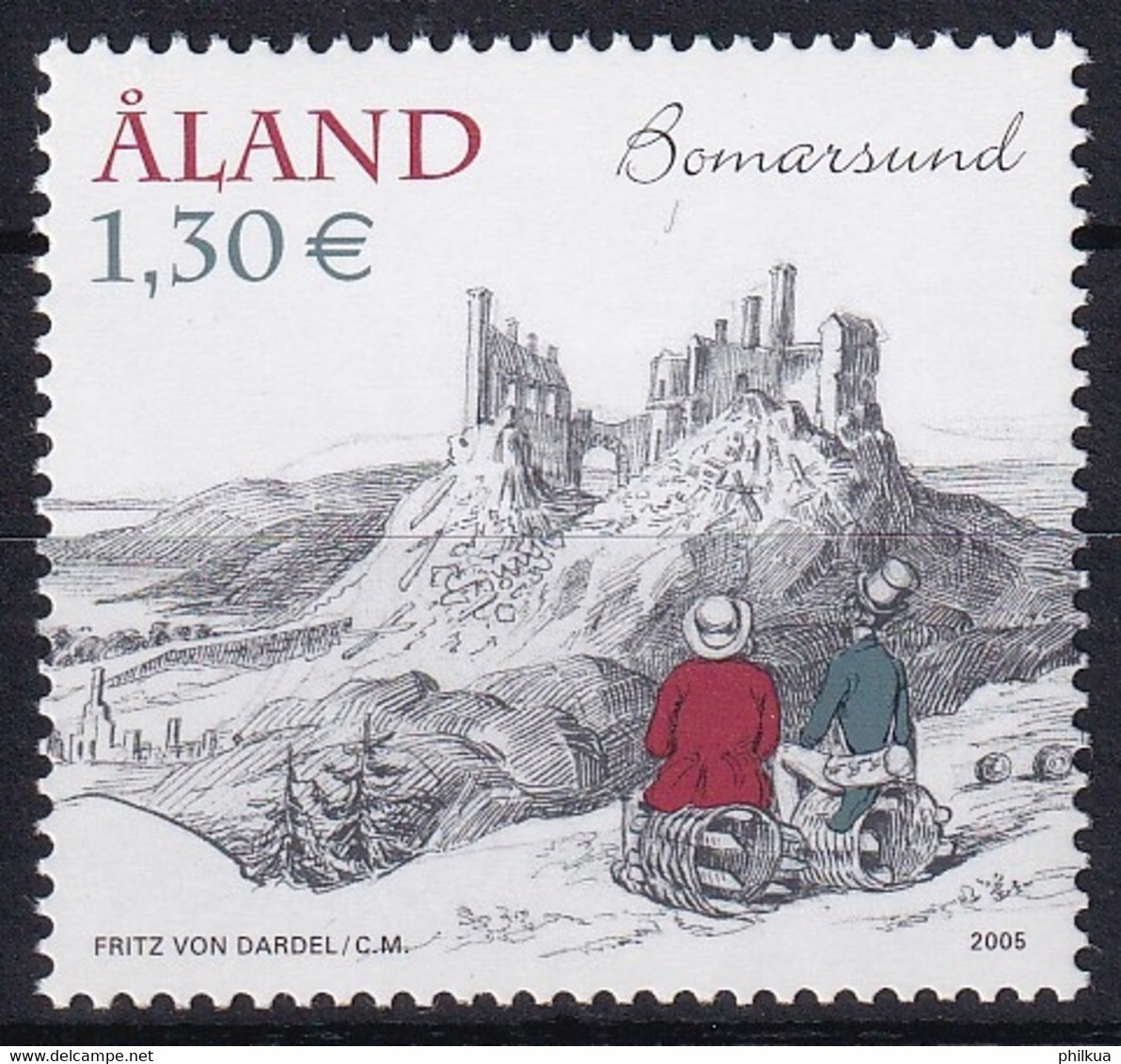 MiNr. 254 Finnland Alandinseln2005, 12. Aug. Vergnügungsreisen Nach Bomarsund Postfrisch/**/MNH - Aland