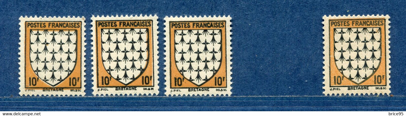 ⭐ France - Variété - YT N° 573 - Couleurs - Pétouilles - Neuf Sans Charnière - Droite Avec Charnière - 1943 ⭐ - Ongebruikt