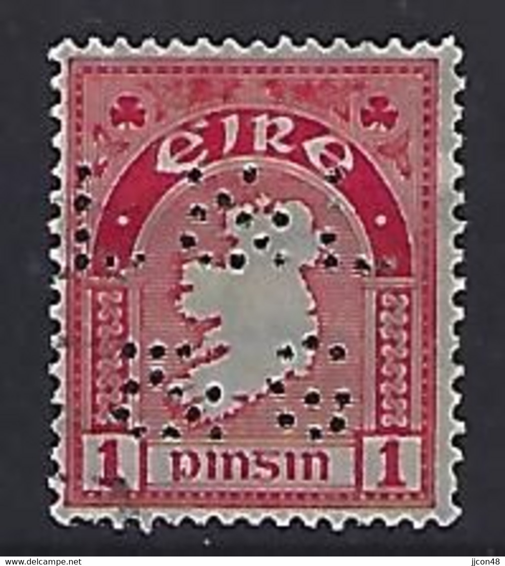 Ireland 1940 1d (o) Mi.72 A  (perfin L&L&G) - Used Stamps