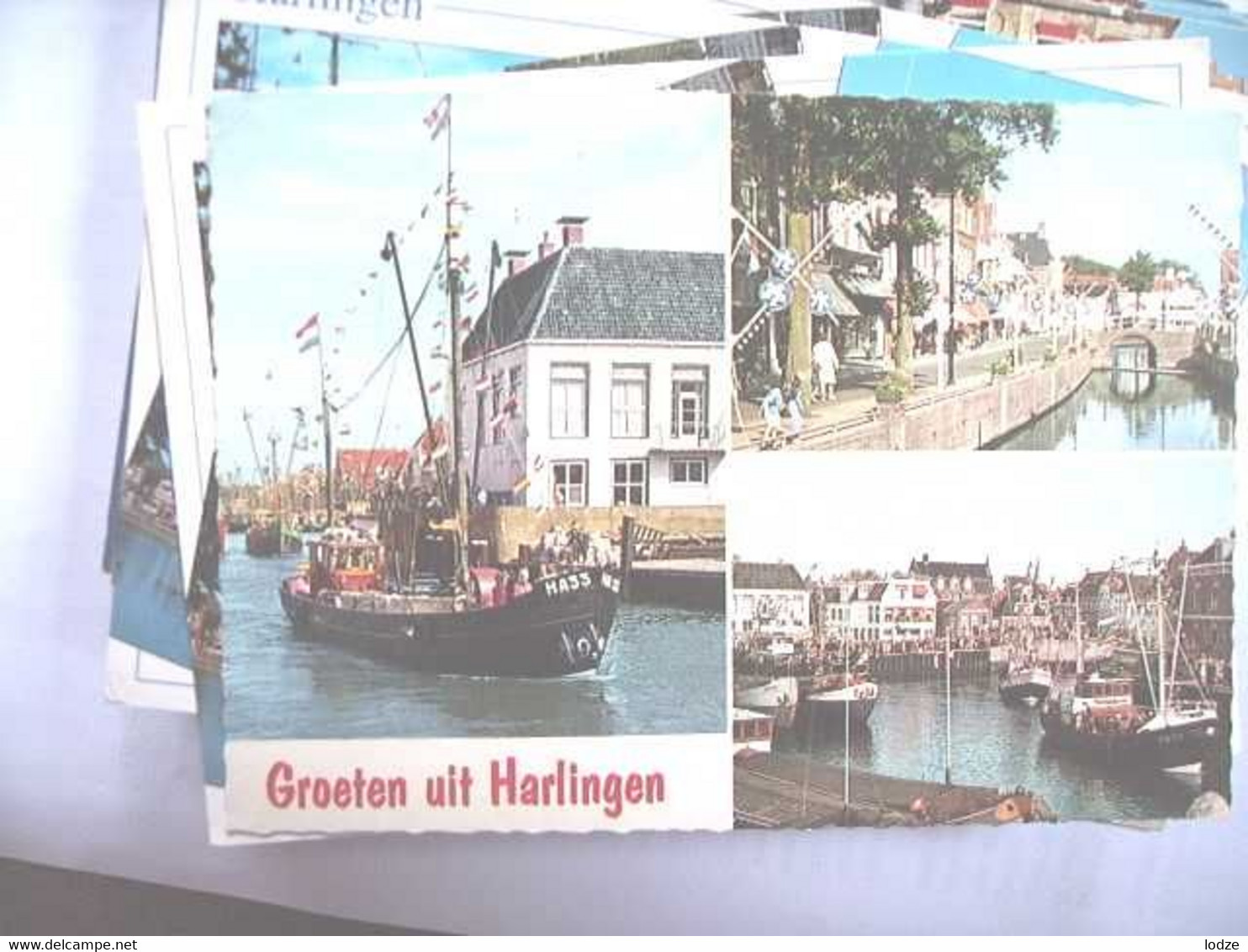 Nederland Holland Pays Bas Harlingen Met Versieringen - Harlingen