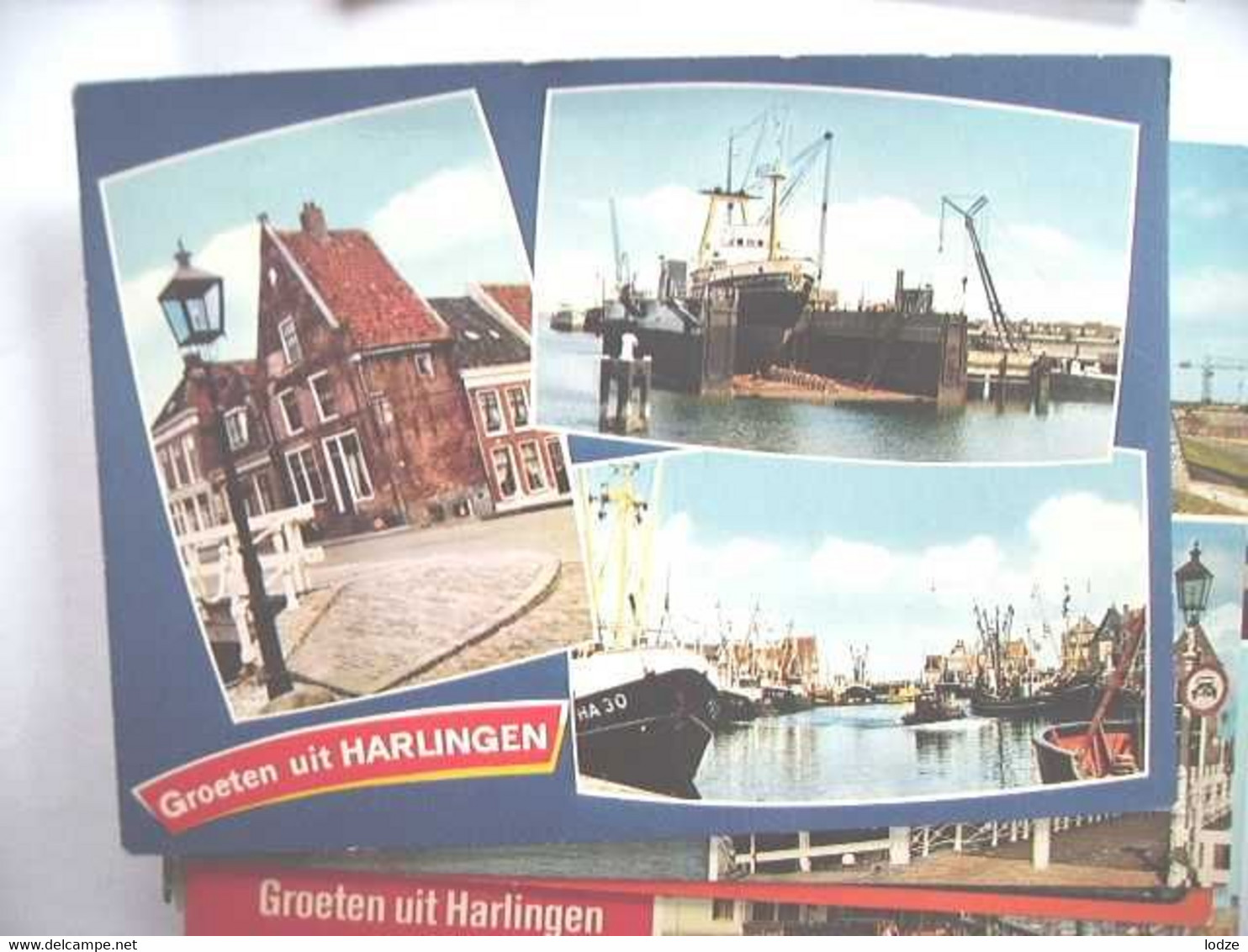 Nederland Holland Pays Bas Harlingen Met Schip In Dok? Werf? - Harlingen