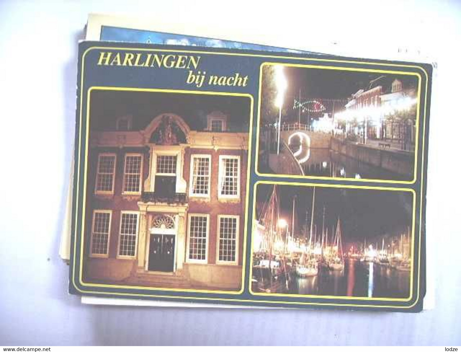 Nederland Holland Pays Bas Harlingen Met 3x Nachtbeelden - Harlingen