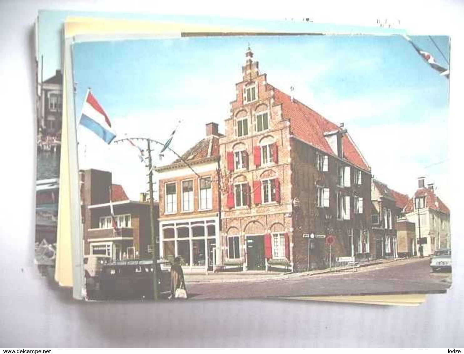 Nederland Holland Pays Bas Harlingen Met Oude Gevel Van Blauwe Hand - Harlingen