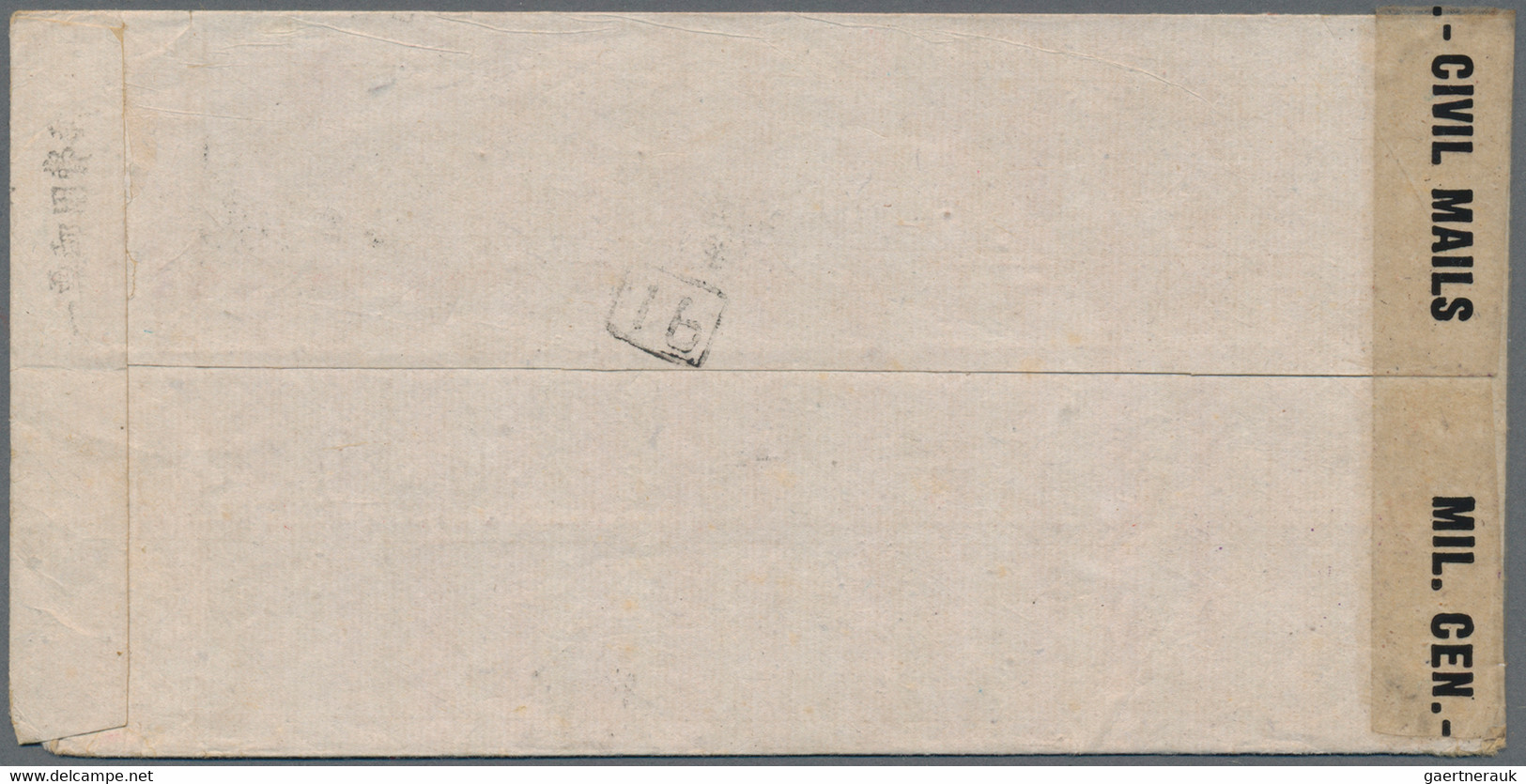 China: 1941/46, Ueberroller Usage: SYS 2 C., 8 C. Tied "CANTON 30.10.8" (October 8, 1941) To Printed - Covers & Documents