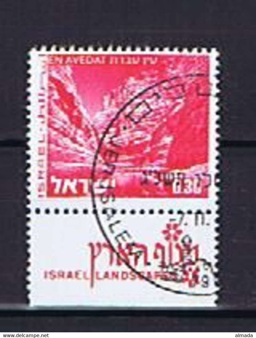 Israel 1972: Mi.-Nr. 529x Without Posphor Used, Gestempelt Ohne Phosphor - Gebraucht (mit Tabs)