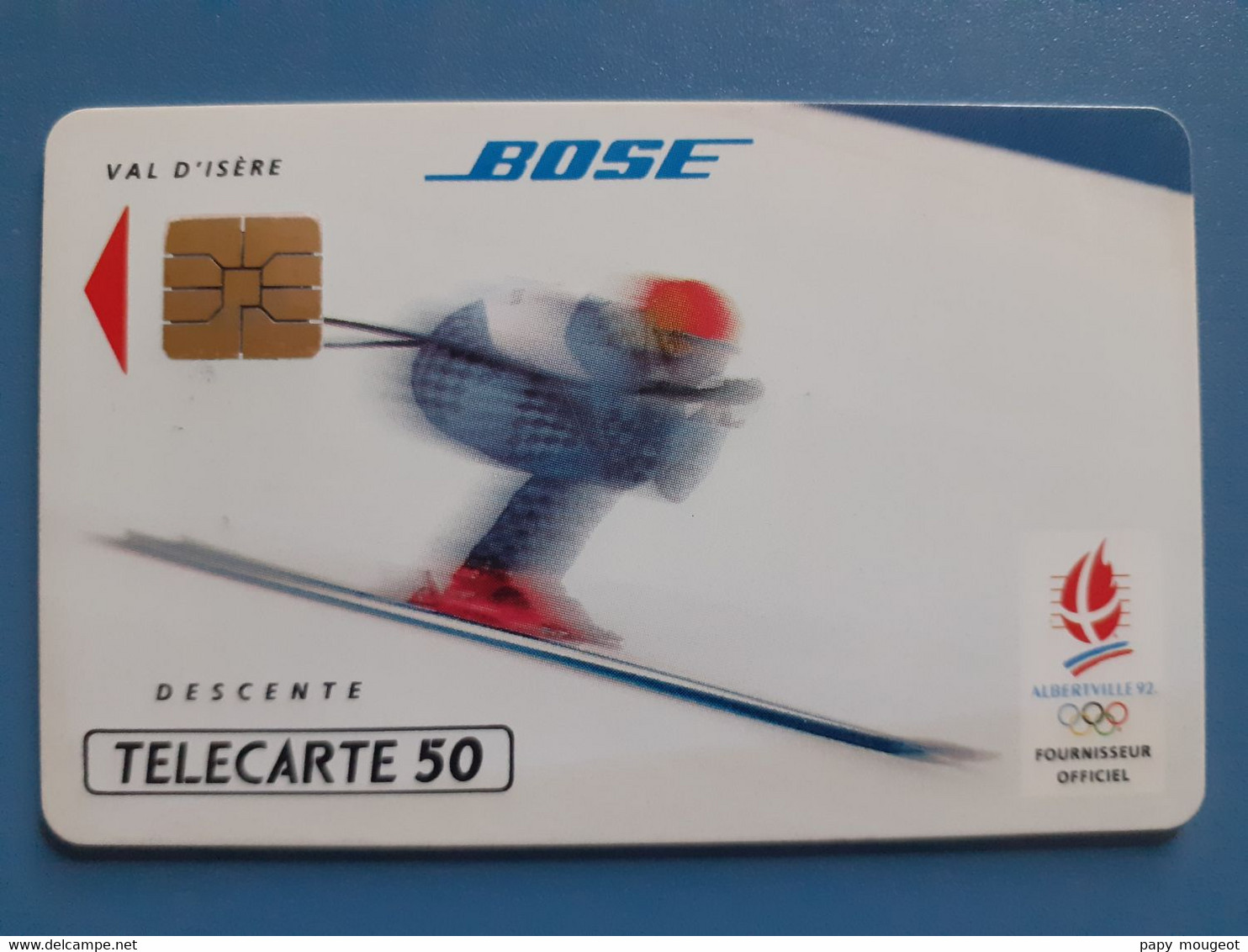 F212 Bose Descente 50U SO3 12/91 N° A 1B5540 - Olympic Games