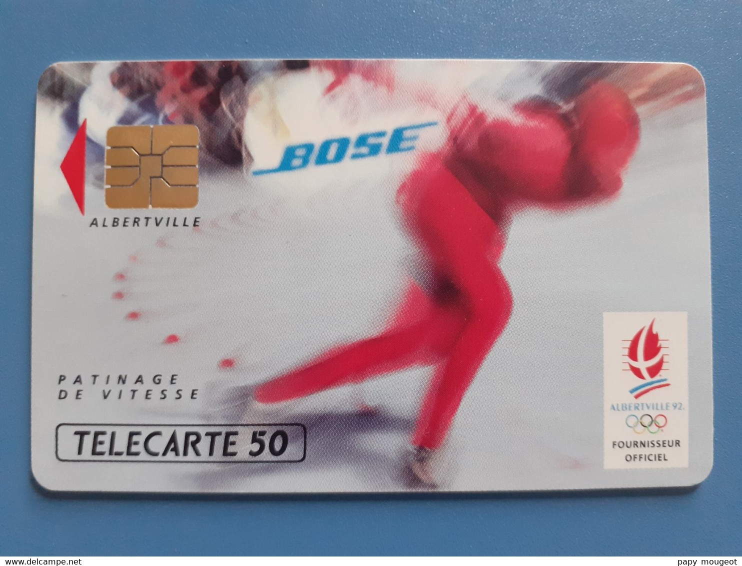 F217 Bose Patinage De Vitesse 50U SO3 12/91 N° A 1B5618 - Olympic Games