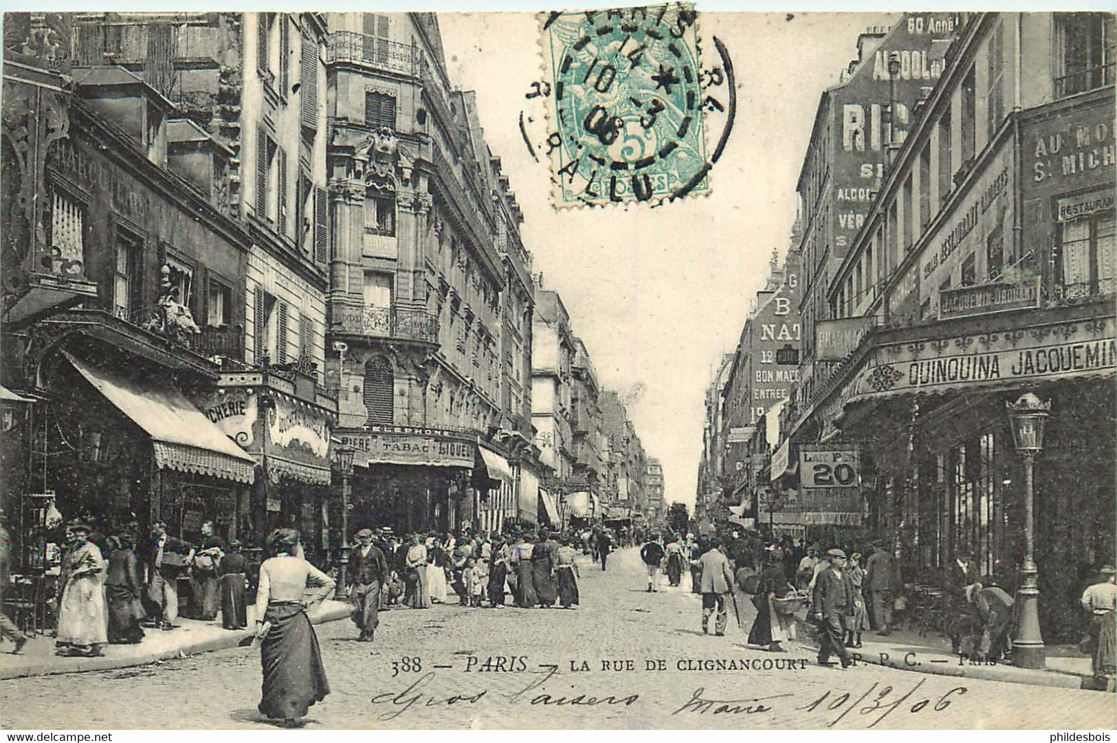 PARIS 18 Arrondissement  Rue De Clignancourt - Arrondissement: 18