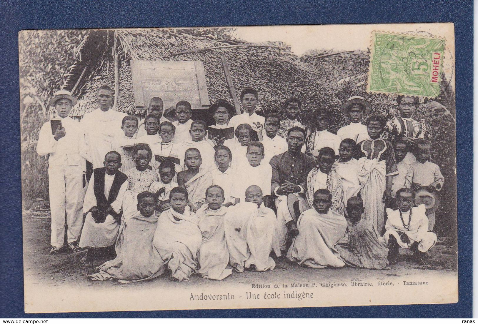 CPA Comores Moheli Andovoranto école Circulé - Comorre